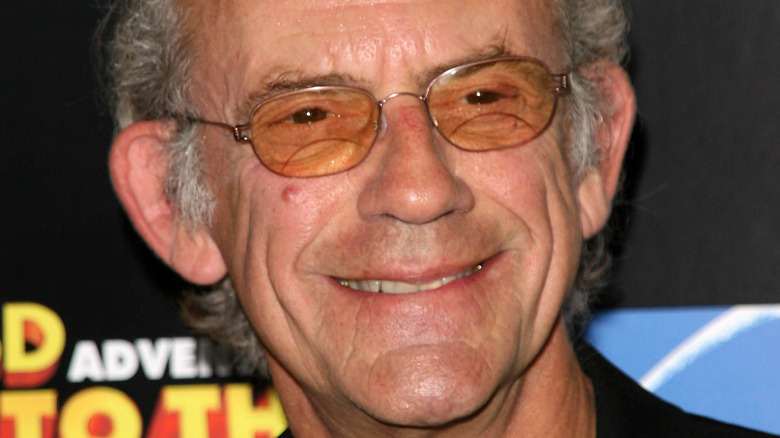 Christopher Lloyd Michael J. Fox split image