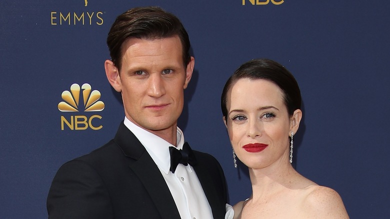 Claire Foy and Matt Smith at the Emmys