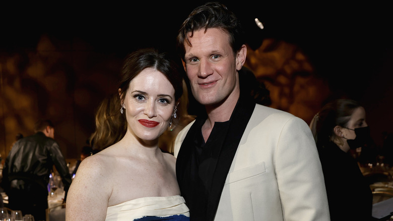 Claire Foy and Matt Smith at the 2023 Critic's Choice Awards