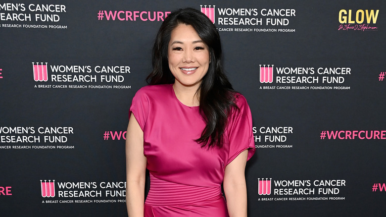 Crystal Kung Minkoff pink dress