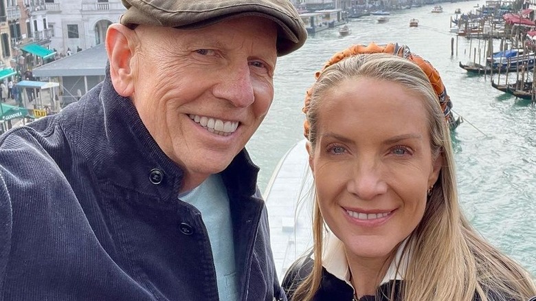 Peter McMahon and Dana Perino smiling