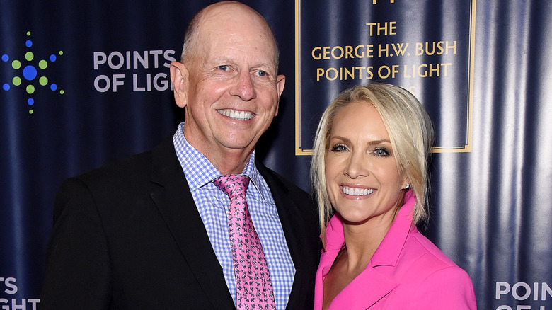 Peter McMahon and Dana Perino smiling
