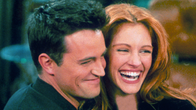 Matthew Perry with Julia Roberts