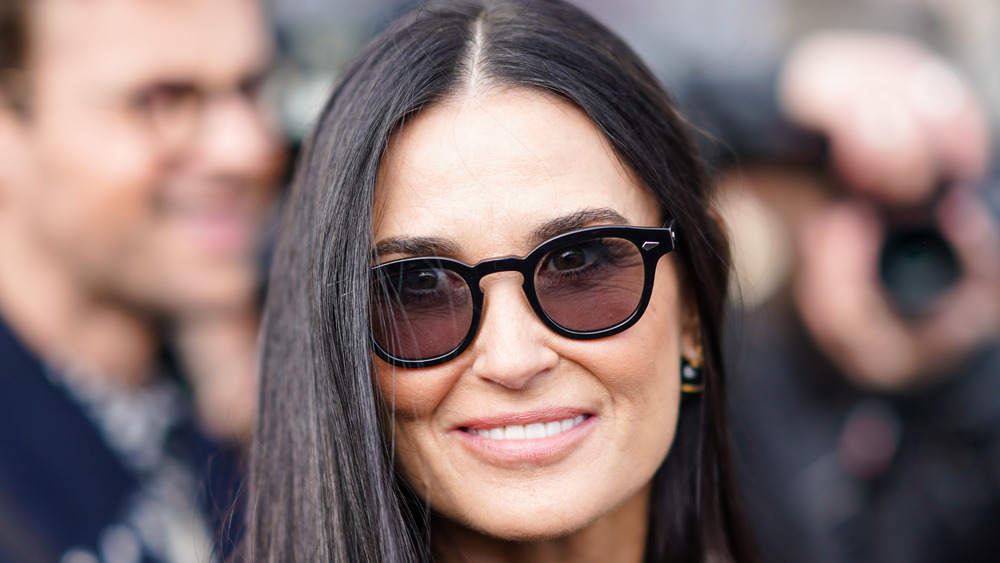 Demi Moore at fashion week