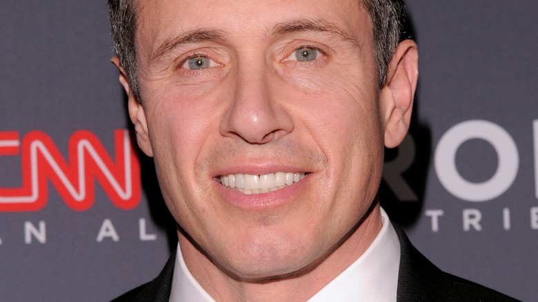 Chris Cuomo smiling at the Museum of Natural History