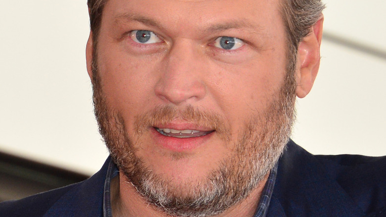 Blake Shelton looking surprised