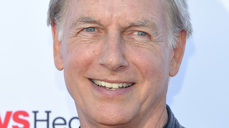 Mark Harmon smiling