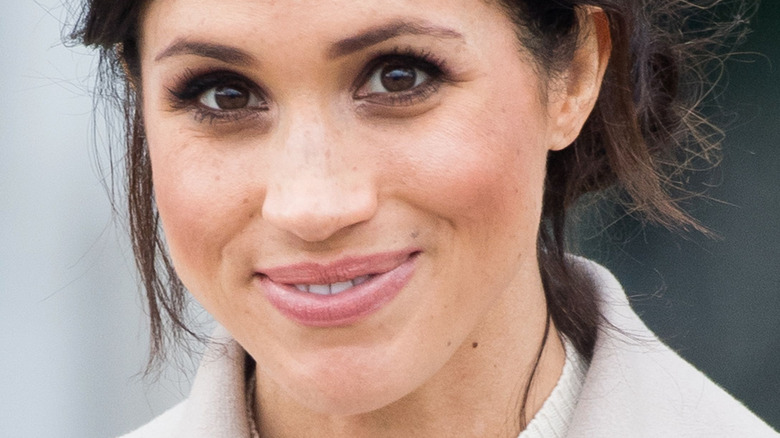 Meghan Markle, smiling