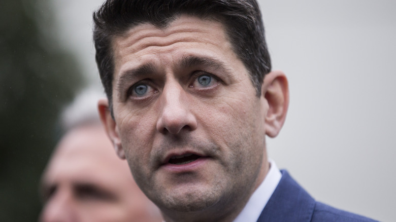 paul ryan outside looking concerned