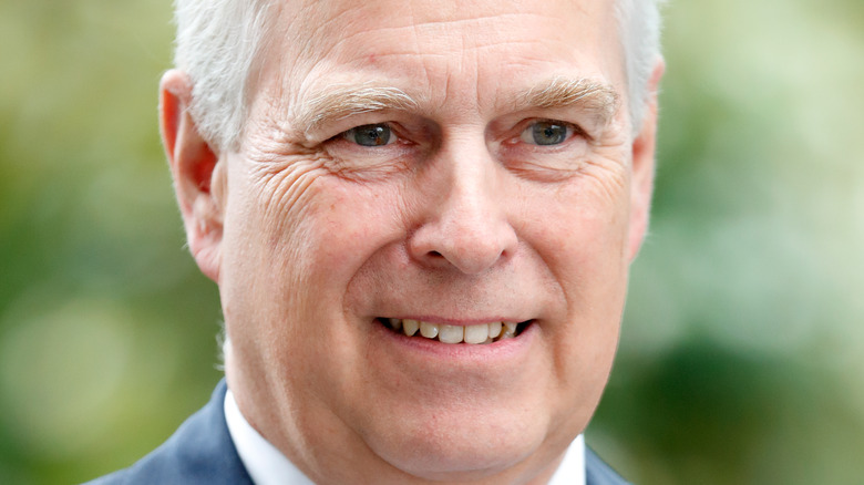 Prince Andrew smiling