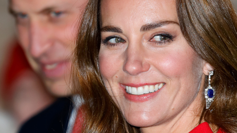 Prince William and Kate Middleton smiling