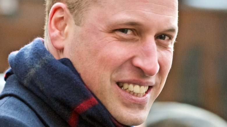 Prince William smiling