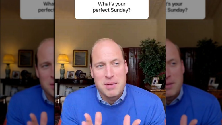 Prince William on Instagram story