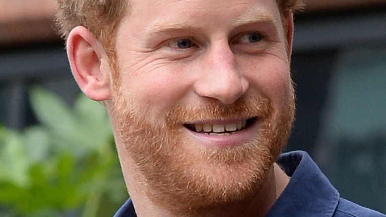 Prince Harry smiling