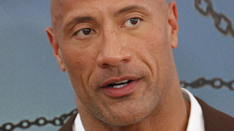 Dwayne "The Rock" Johnson talking