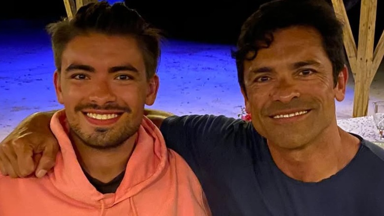 Michael and Mark Consuelos smiling