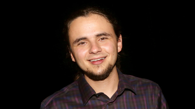 Prince Jackson at the premiere of Broadway musical "MJ"