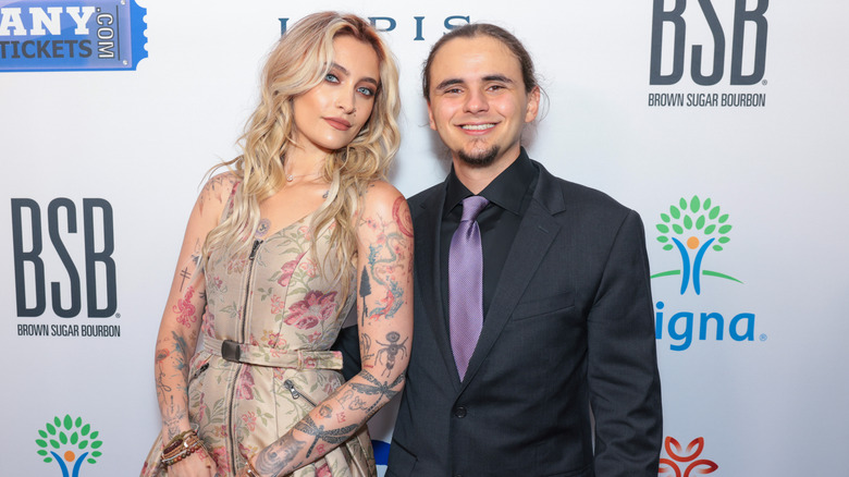 Prince and Paris Jackson at 22nd Annual Harold and Carole Pump Foundation Gala