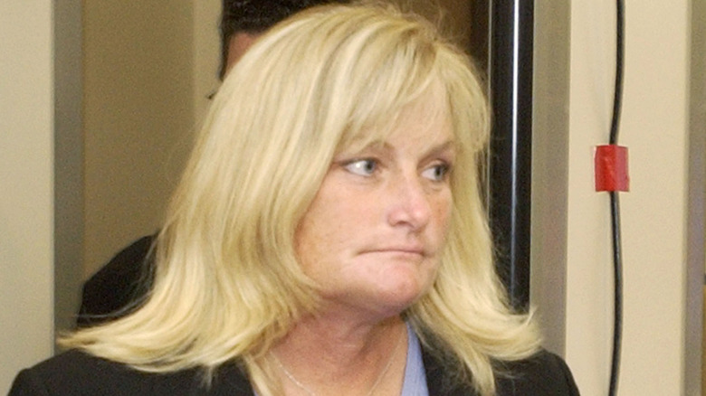 Debbie Rowe at Santa Barbara County courthouse