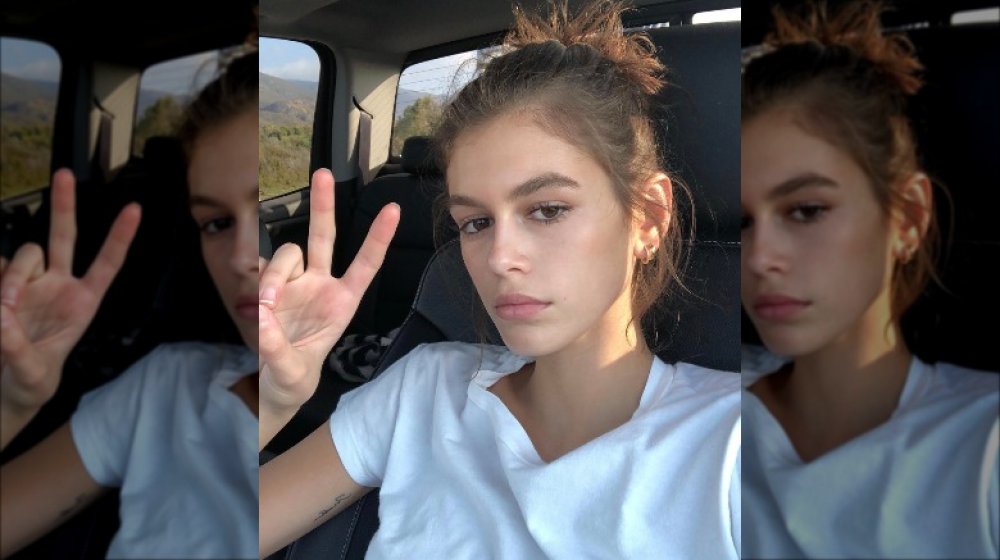 Kaia Gerber's tattoo