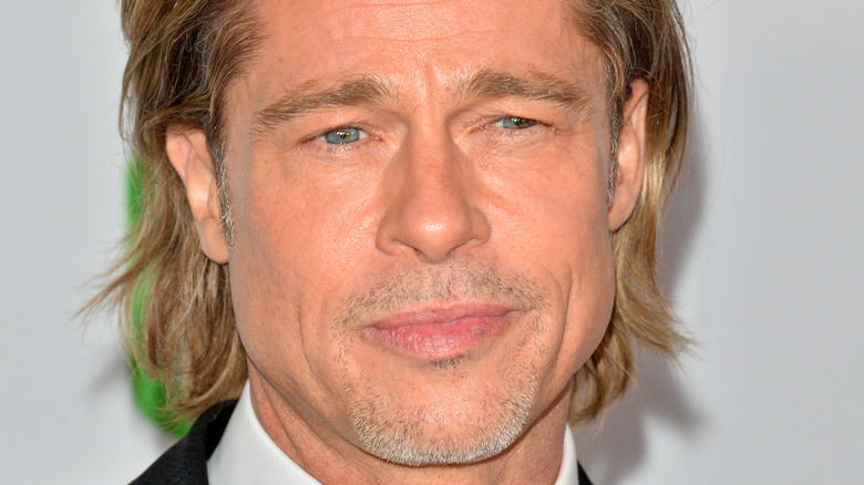 Brad Pitt on the red carpet 