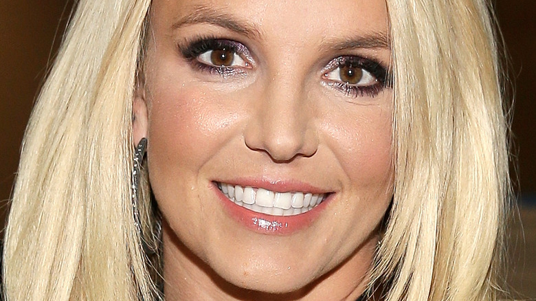 Britney Spears hoop earrings