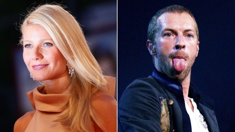 Gwyneth Paltrow and Chris Martin side-by-side