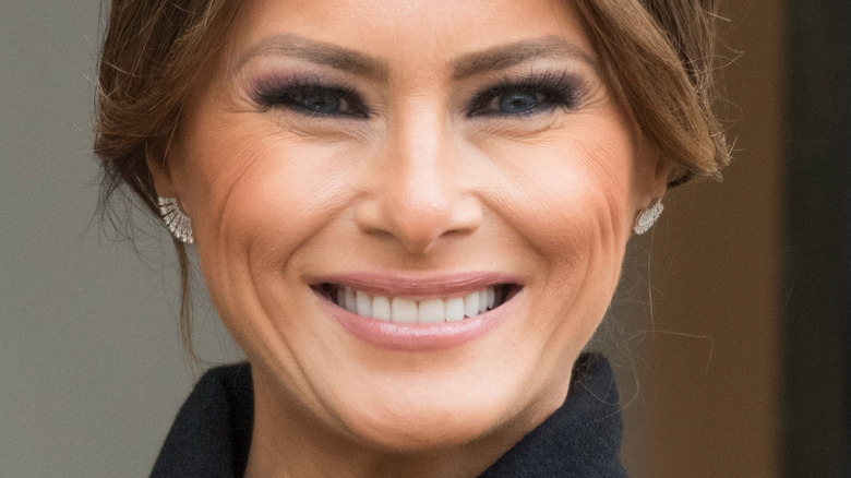 Melania Trump at the Elysee Palace in France in 2018