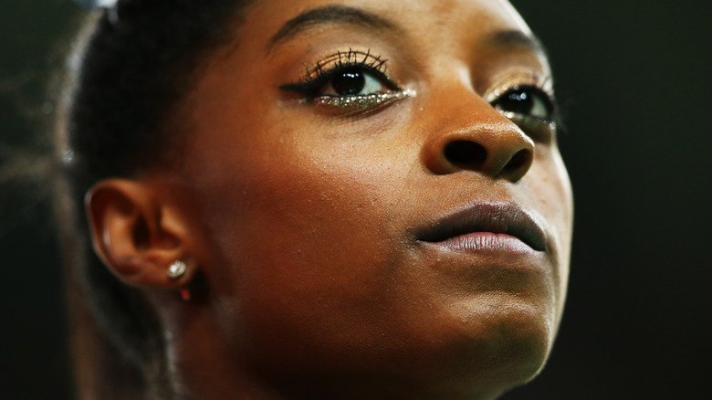 Simone Biles eyelashes