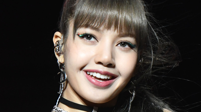 Lisa of Blackpink smiling