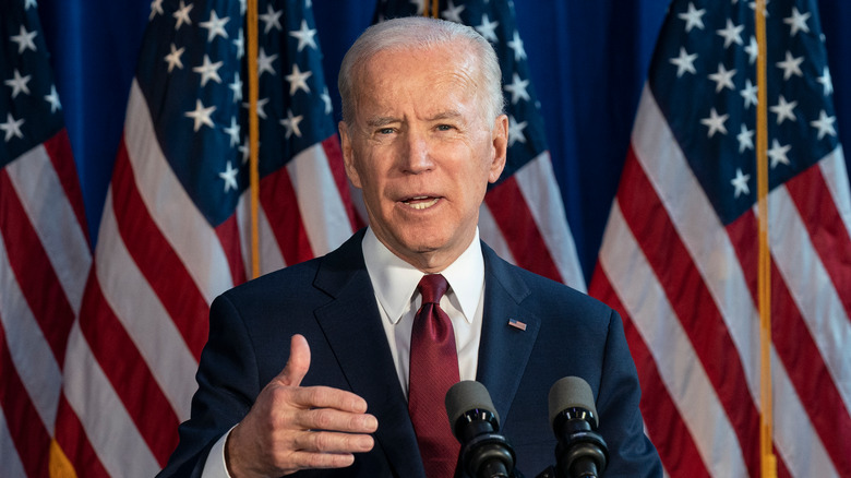Joe Biden speaking