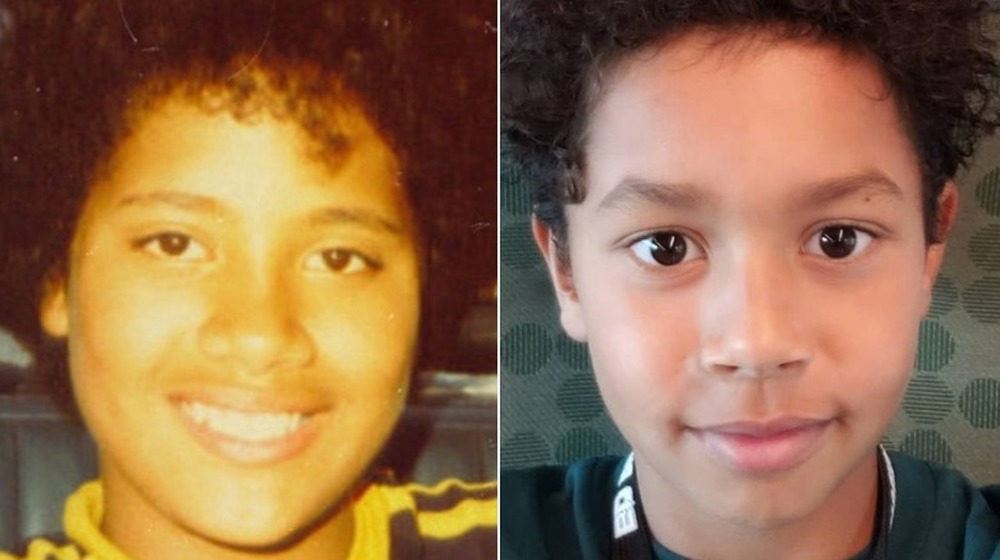 Adrian Groulx and Dwayne Johnson comparison