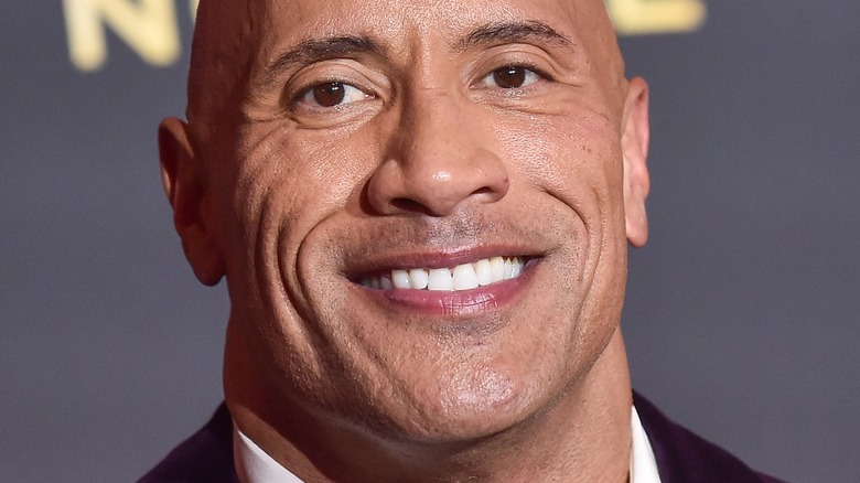 Dwayne Johnson smiling