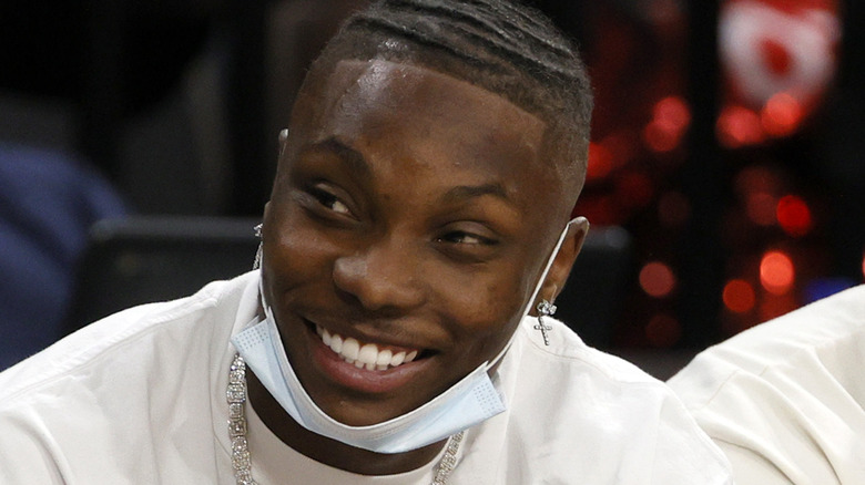 Henry Ruggs attends WNBA game in 2021