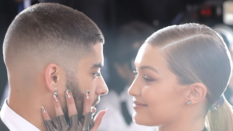 Gigi Hadid and Zayn Malik at 2016 Met Gala