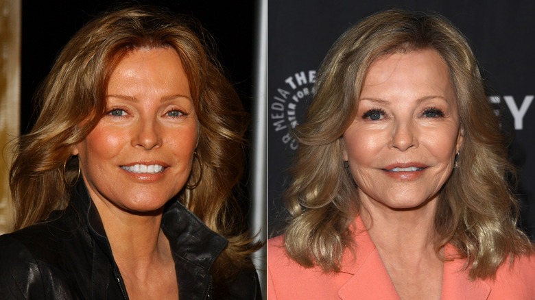 Cheryl Ladd circa 2000s, left, and at PaleyFest 2026, right