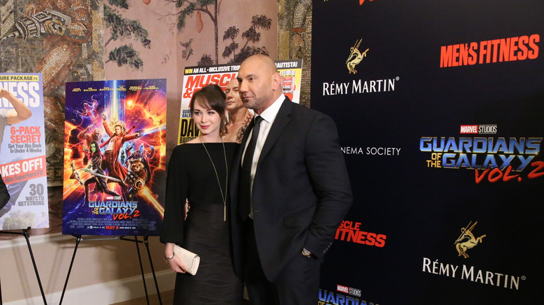 Dave Bautista and Sarah Jade