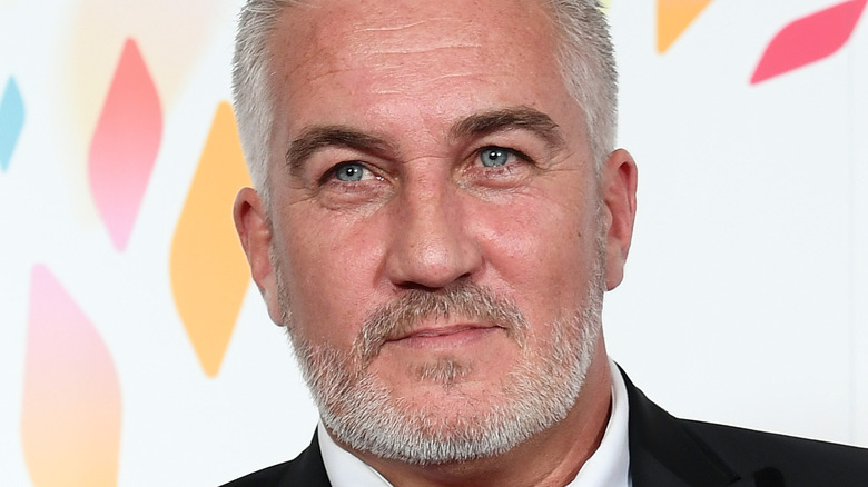 Paul Hollywood posing on the red carpet