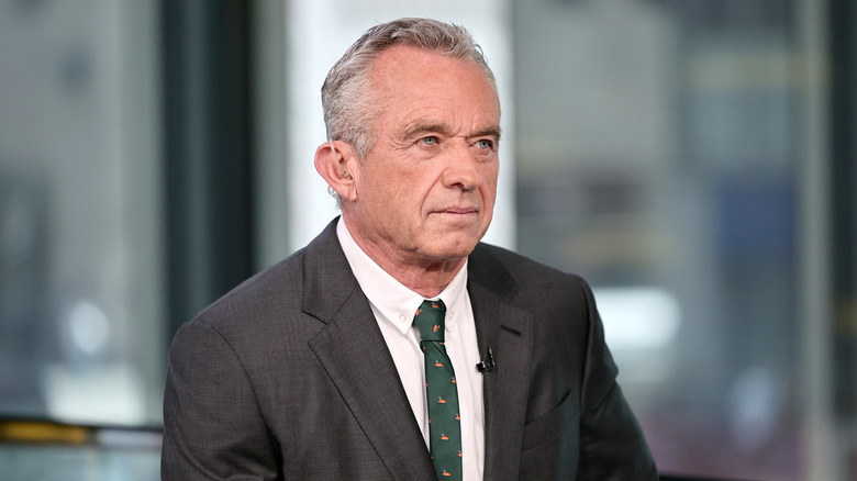 RFK Jr. gazes in a suit