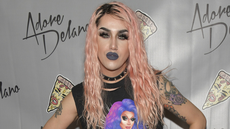 Adore Delano poses