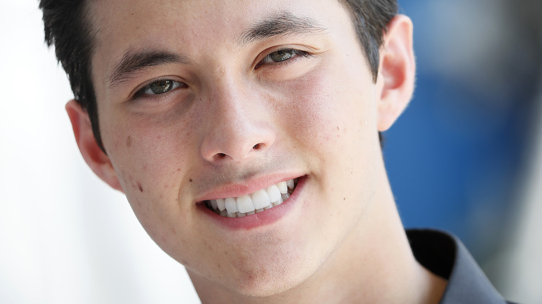 Laine Hardy smiling