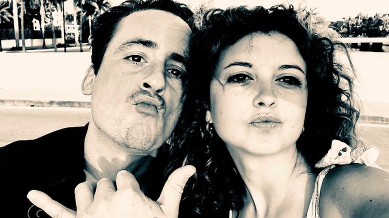 Ben Robinson and Emily Warburton-Adams posing