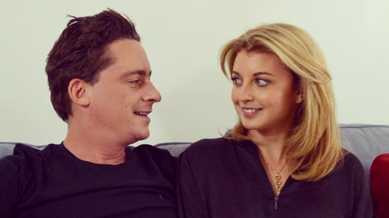 Ben Robinson laughing with Emily Warburton-Adams