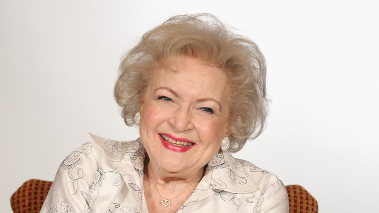 Betty White smiling