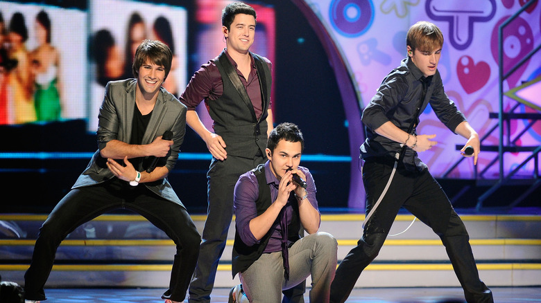 Big Time Rush performing