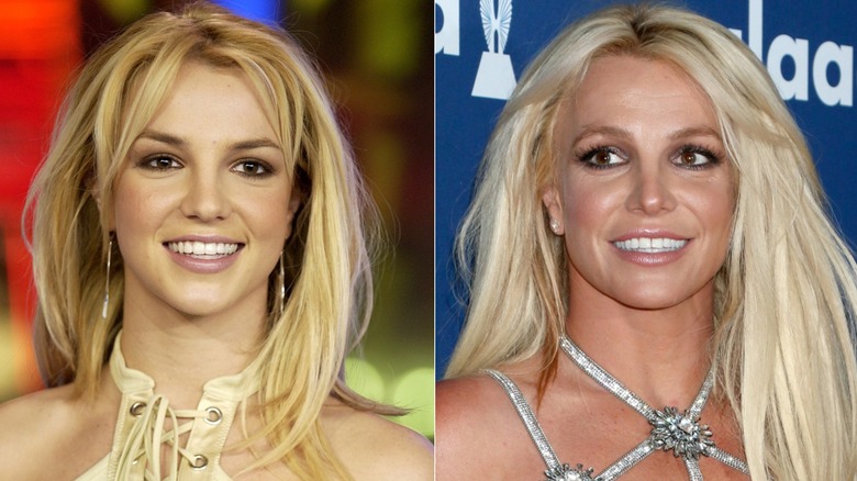 Britney Spears before and after pics