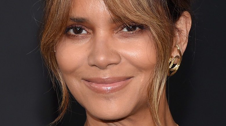 Halle Berry smiling