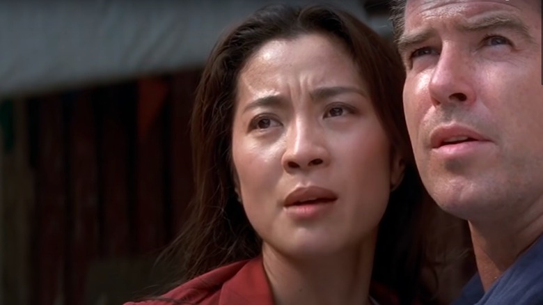 Michelle Yeoh looking away