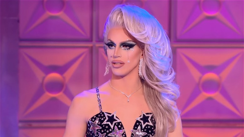 Aquaria stars dress blonde wig