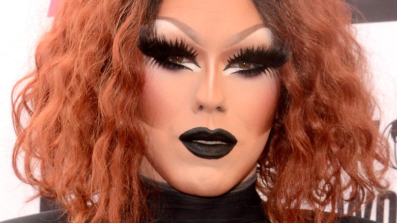 India Ferrah black lipstick